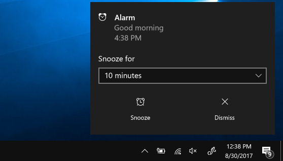 download alarms clock on desktop